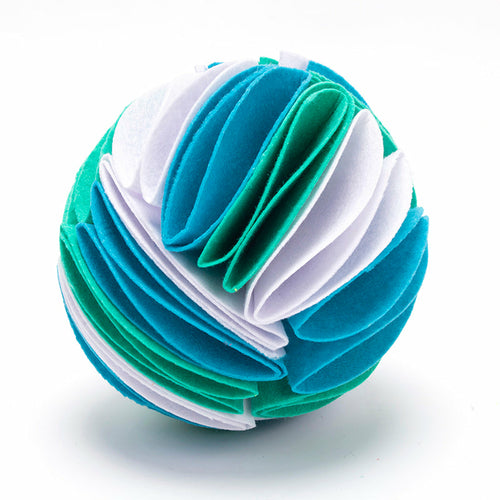 Foldable Dog Snuffle Ball – Interactive IQ Training Toy