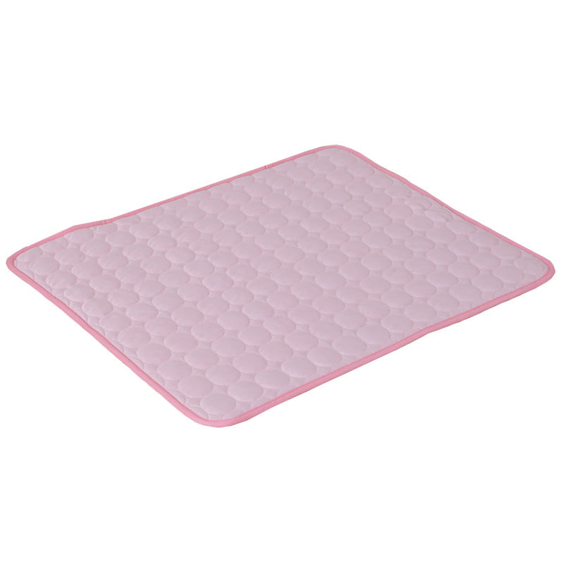 Ice Silk Pet Cooling Mat – Summer Portable Pad for Dogs & Cats