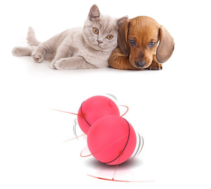 LED Laser Rolling Cat Toy Ball – Interactive Electronic Pet Toy