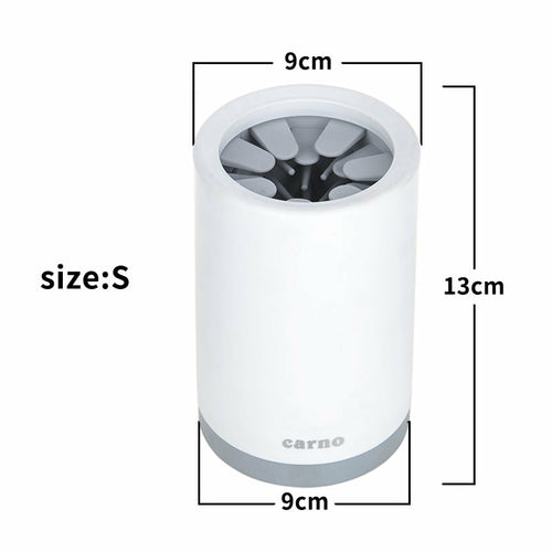 Portable Pet Paw Cleaner Cup with Soft Silicone Comb