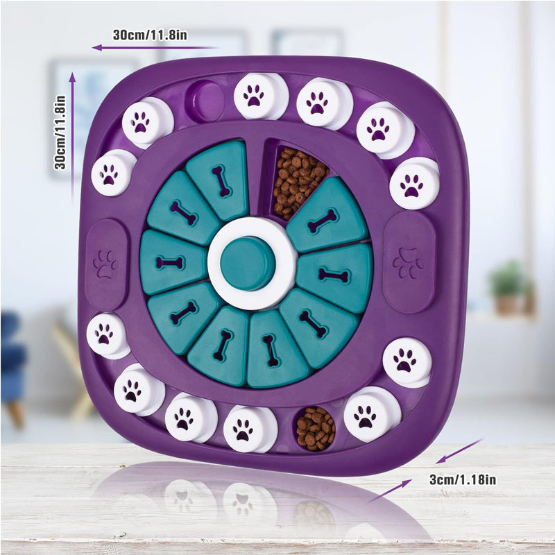 Interactive Dog Puzzle Toy – Treat Enrichment Game for Small, Medium & Large Dogs