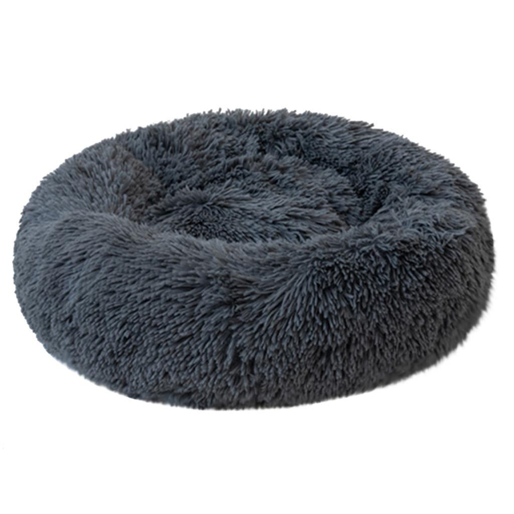 Donut Cuddler Round Dog Bed – Ultra Soft Calming Pet Kennel