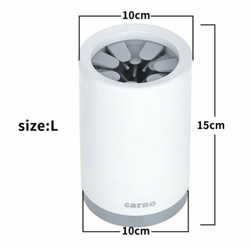 Portable Pet Paw Cleaner Cup with Soft Silicone Comb