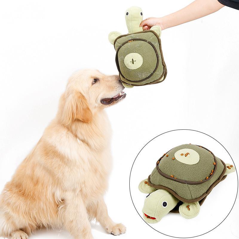 Dog Tortoise Snuffle & Treat Dispensing Plush Toy