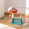 PawHut Cat Tree with Removable Bed – Scratching Post, Dangling Toy & Spring Roller