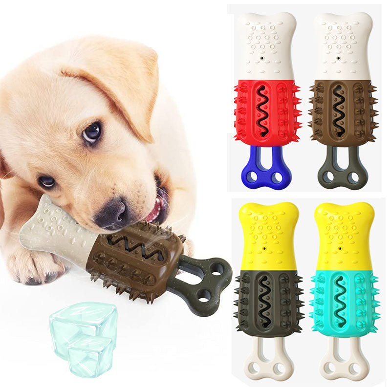 Cooling Dog Chew Toy – Dental Cleaning Ice Lolly Teething Stick