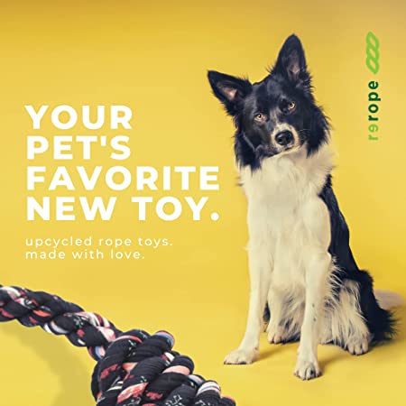 ReRope Large Looper Upcycled Fabric Rope Dog Toy