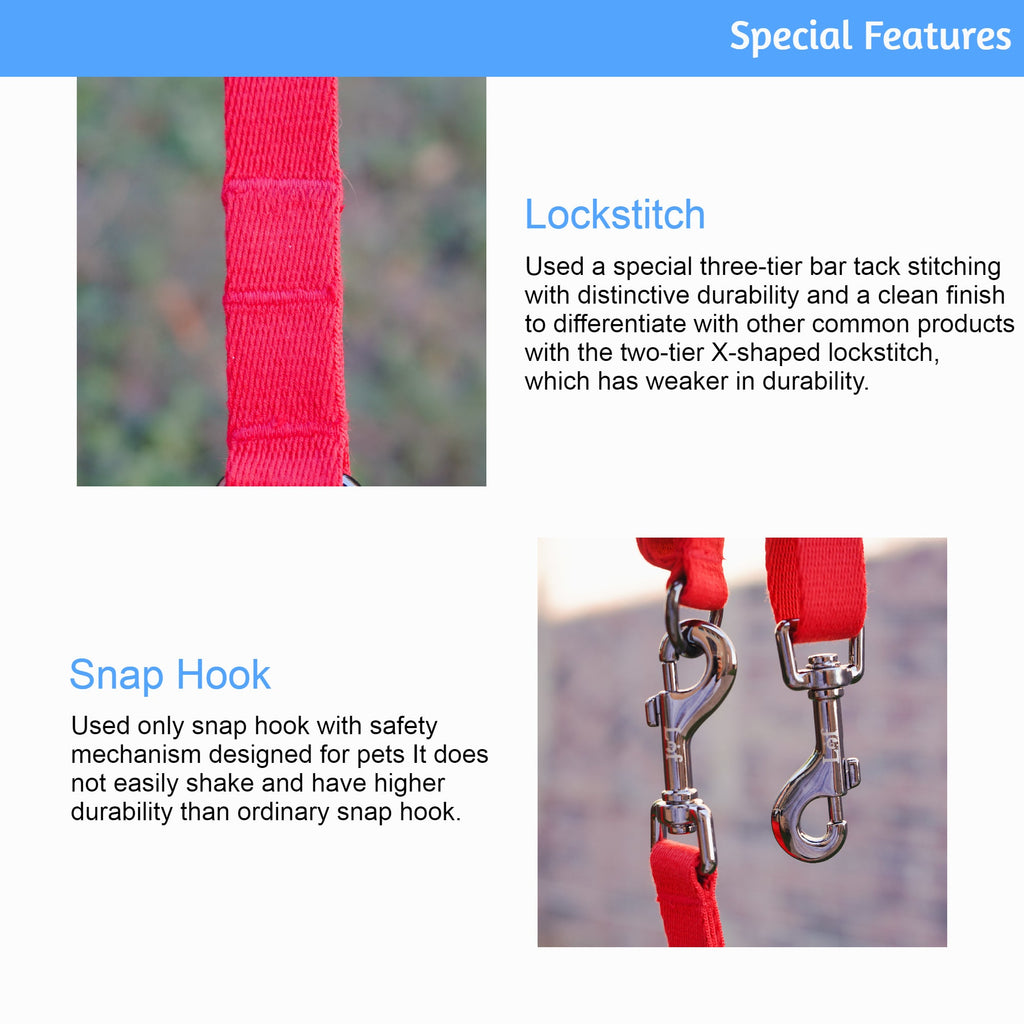 Lof Folding Lead Leash - Adjustable 10ft Dog Leash