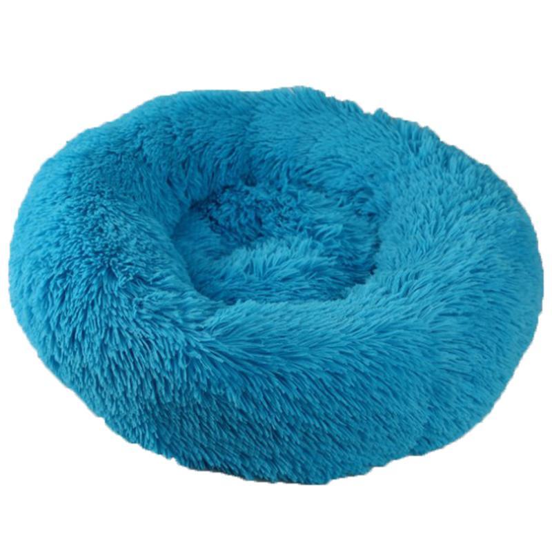 Donut Cuddler Round Dog Bed – Ultra Soft Calming Pet Kennel