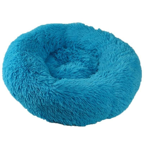 Donut Cuddler Round Dog Bed – Ultra Soft Calming Pet Kennel