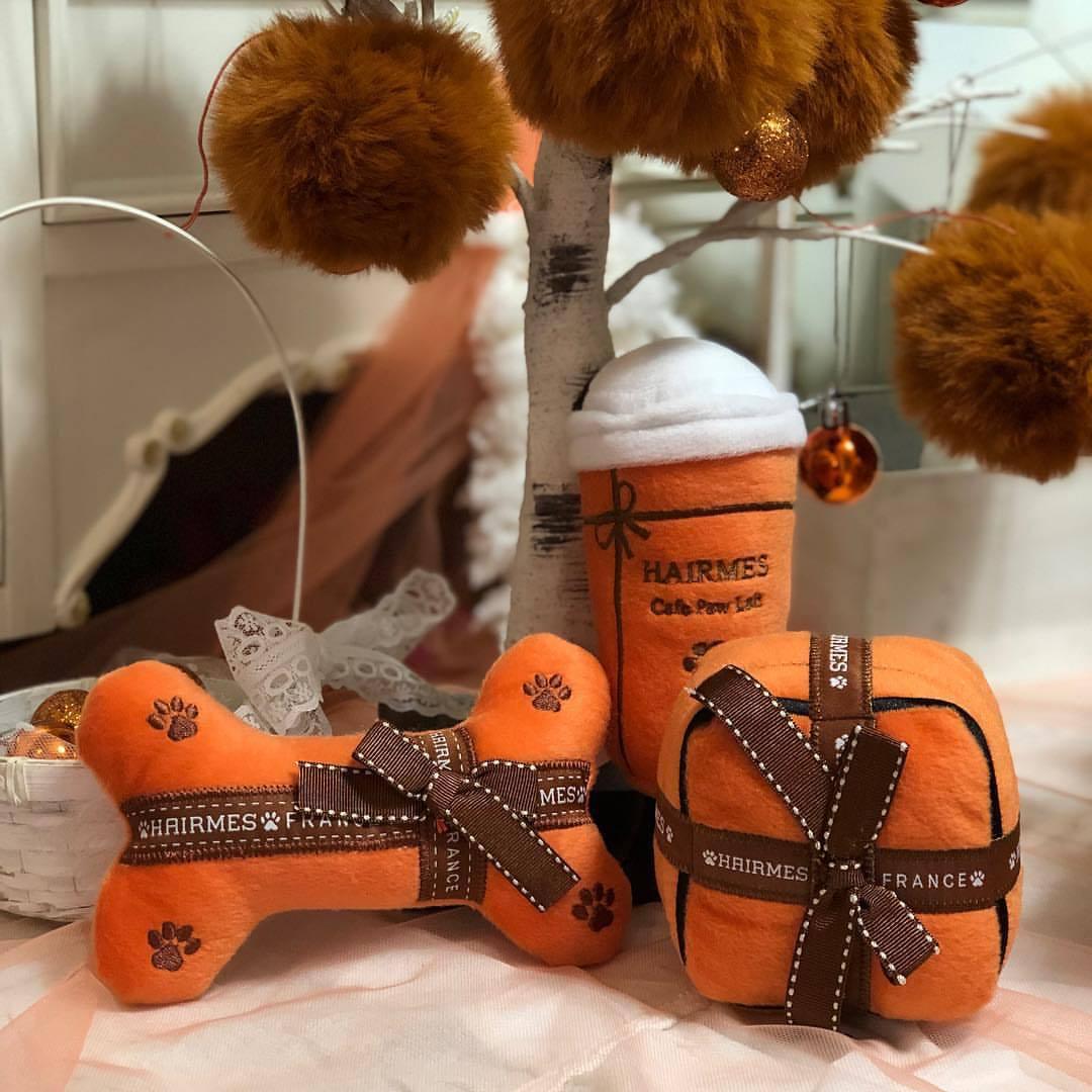 Luxury Plush Dog Squeaky Toy