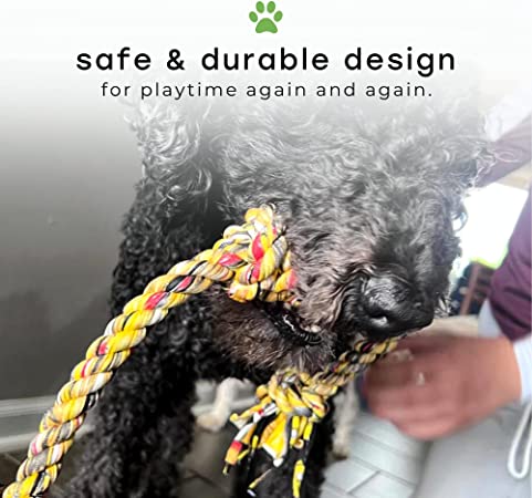 ReRope Large Looper Upcycled Fabric Rope Dog Toy