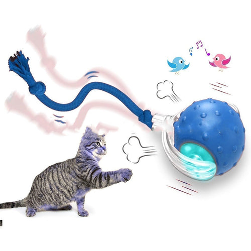 Interactive Cat Toy Ball – Super Drive Rolling Ball with Chirping & Auto Wake-Up
