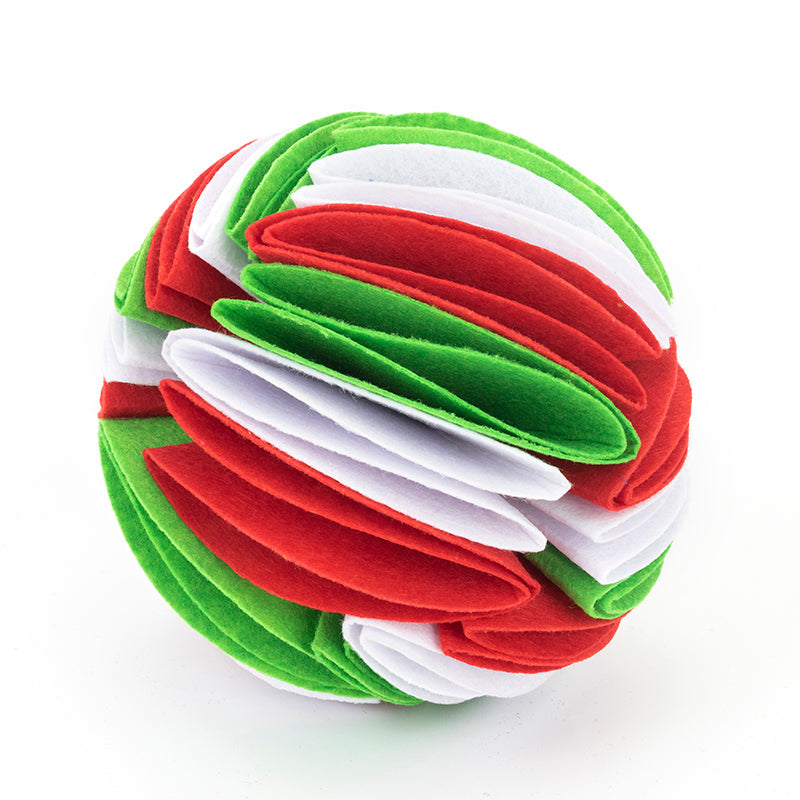 Foldable Dog Snuffle Ball – Interactive IQ Training Toy