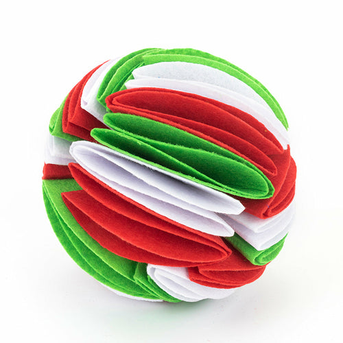 Foldable Dog Snuffle Ball – Interactive IQ Training Toy