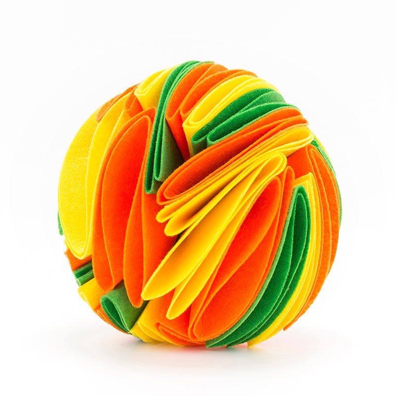 Foldable Dog Snuffle Ball – Interactive IQ Training Toy