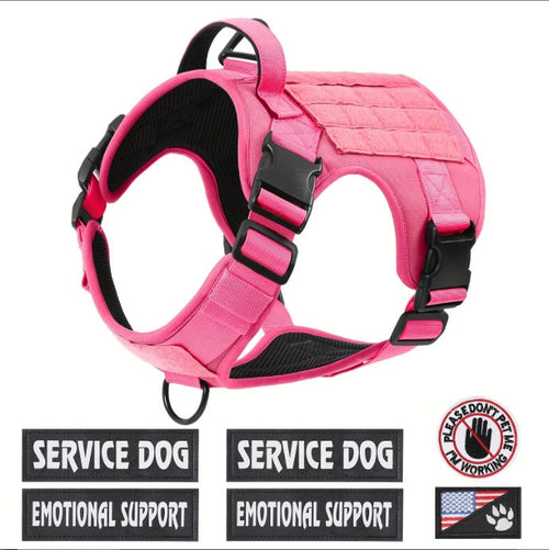 Tactical Service Dog Harness Vest – Adjustable, Breathable & Durable
