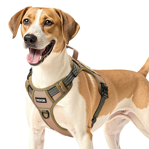 Tactical Dog Harness for Large Dogs – No Pull, Adjustable & Heavy Duty