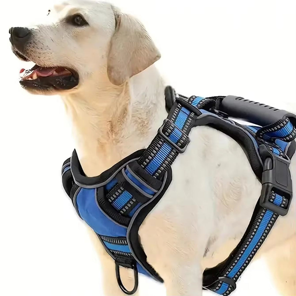 Tactical Service Dog Harness Set – Car Seat Belt & Collapsible Bowl Included - My Pet Spot