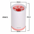 Portable Pet Paw Cleaner Cup with Soft Silicone Comb