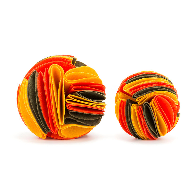 Foldable Dog Snuffle Ball – Interactive IQ Training Toy