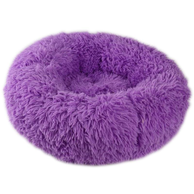 Donut Cuddler Round Dog Bed – Ultra Soft Calming Pet Kennel