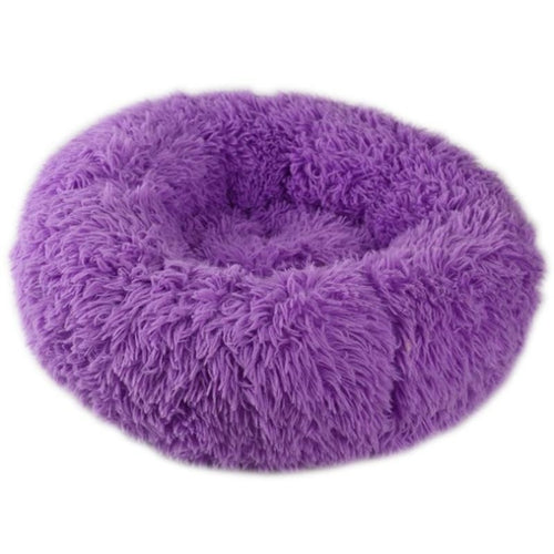 Donut Cuddler Round Dog Bed – Ultra Soft Calming Pet Kennel