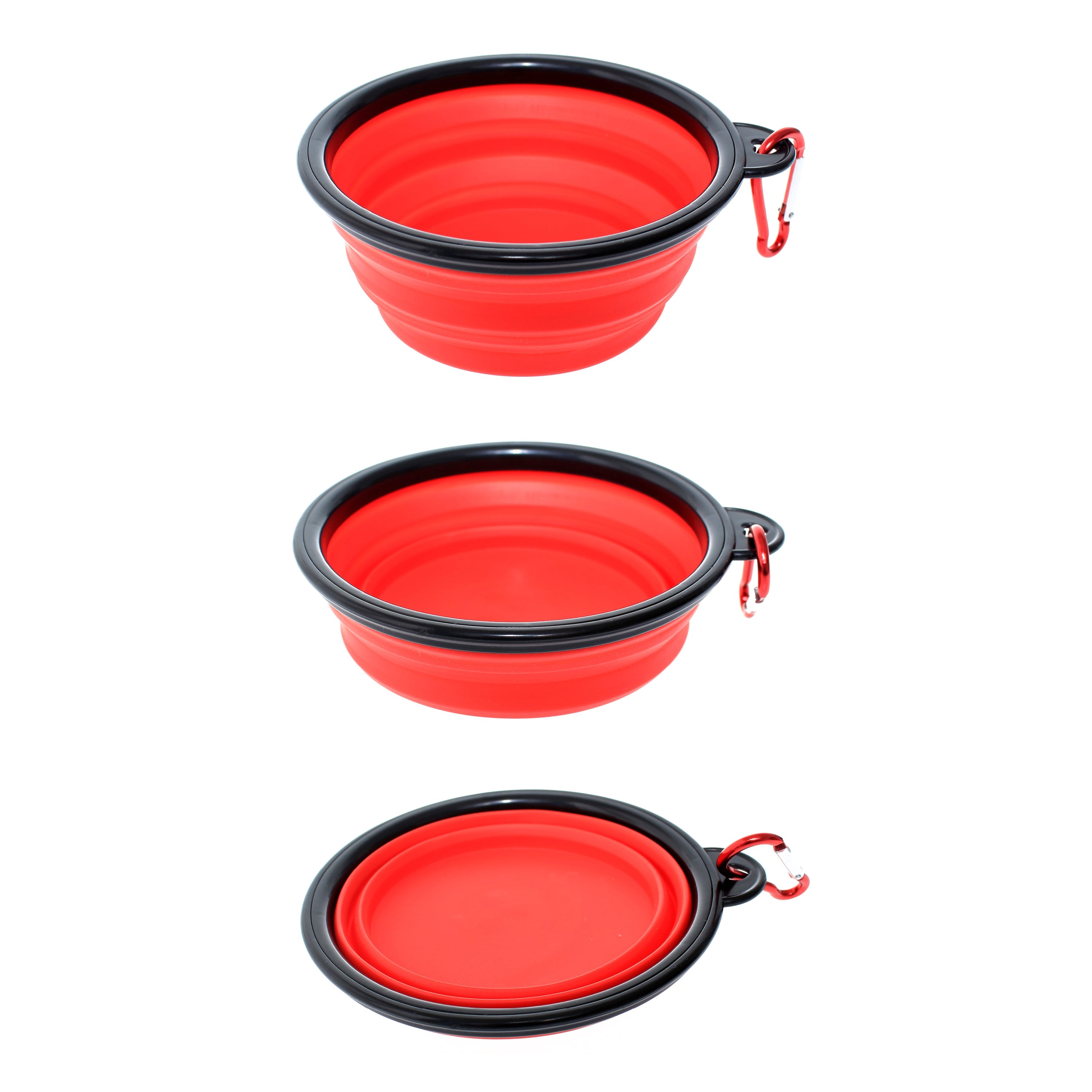 Collapsible Silicone Dog Bowl – Portable 350ml Travel Bowl