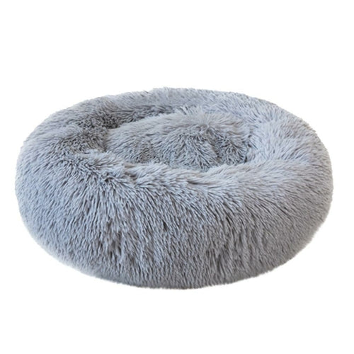 Donut Cuddler Round Dog Bed – Ultra Soft Calming Pet Kennel