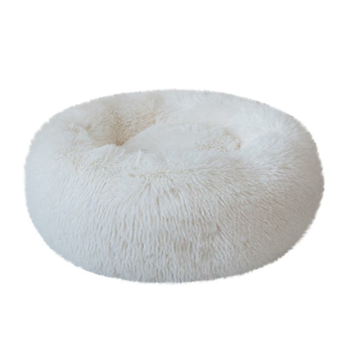 Donut Cuddler Round Dog Bed – Ultra Soft Calming Pet Kennel