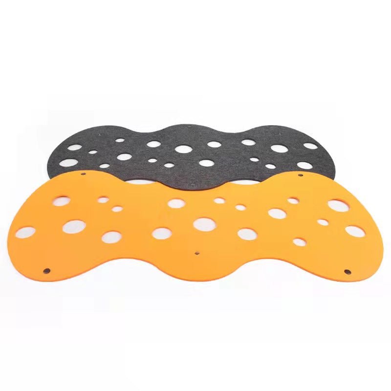 Collapsible Felt Cat Tunnel Toy with Interchangeable Accessories - My Pet Spot