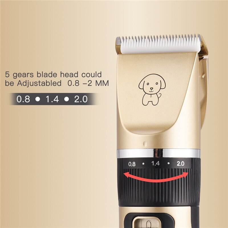 Professional Pet Grooming Clippers & Trimmer Set – Quiet, Cordless & Rechargeable