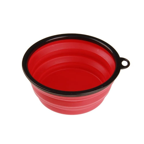 Collapsible Silicone Dog Bowl – Portable 350ml Travel Bowl
