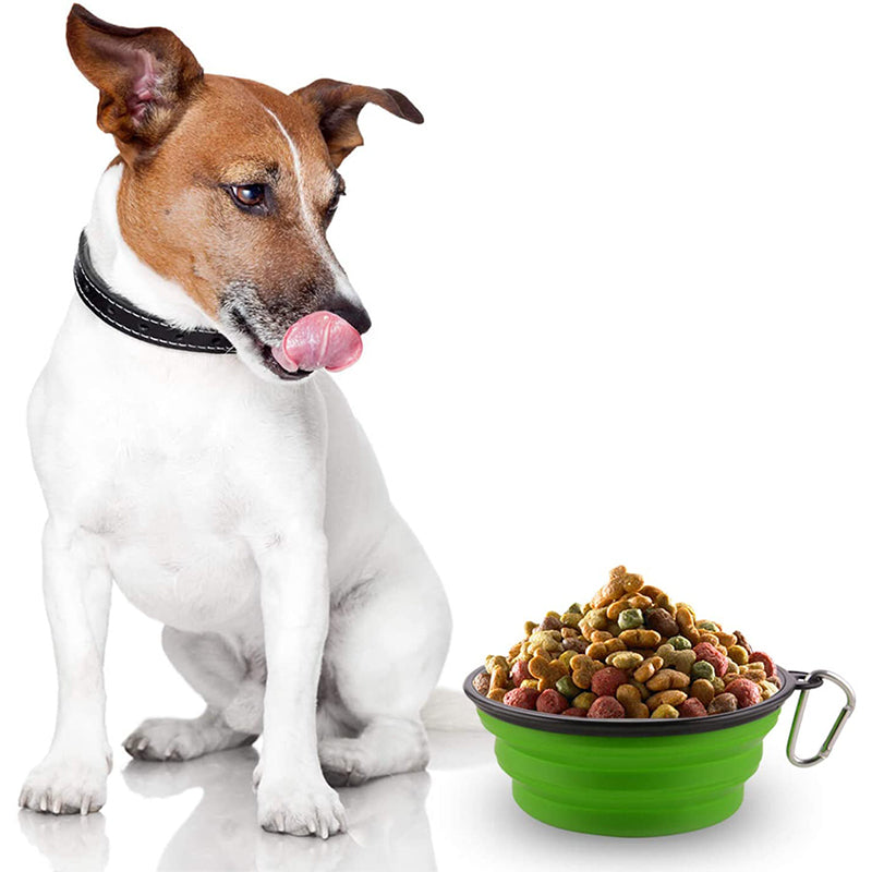 Collapsible Silicone Dog Bowl – Portable 350ml Travel Bowl
