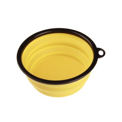 Collapsible Silicone Dog Bowl – Portable 350ml Travel Bowl