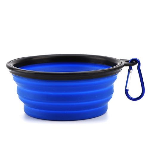 Collapsible Silicone Dog Bowl – Portable 350ml Travel Bowl