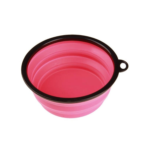 Collapsible Silicone Dog Bowl – Portable 350ml Travel Bowl
