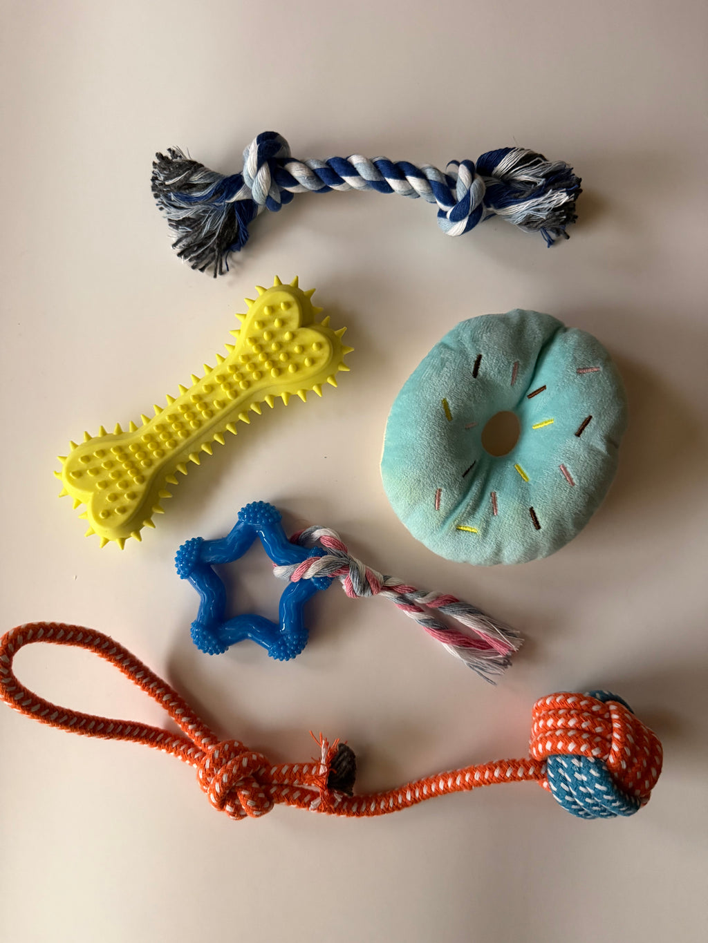 Dog Toy Bundle – 5-Pack Durable Toys for Dogs