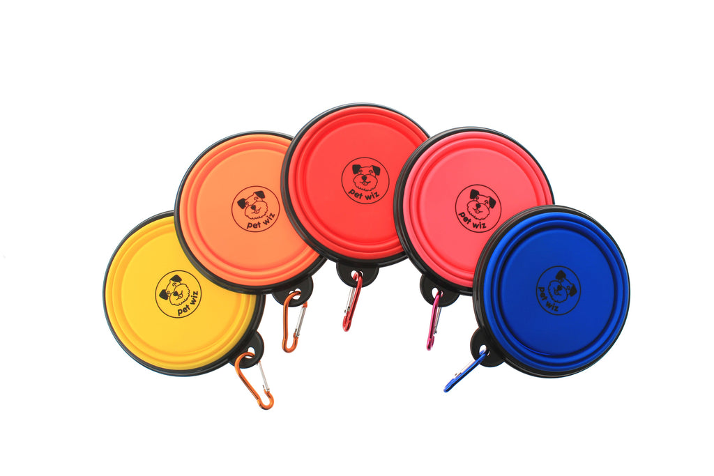 Collapsible Silicone Dog Bowl – Portable 350ml Travel Bowl