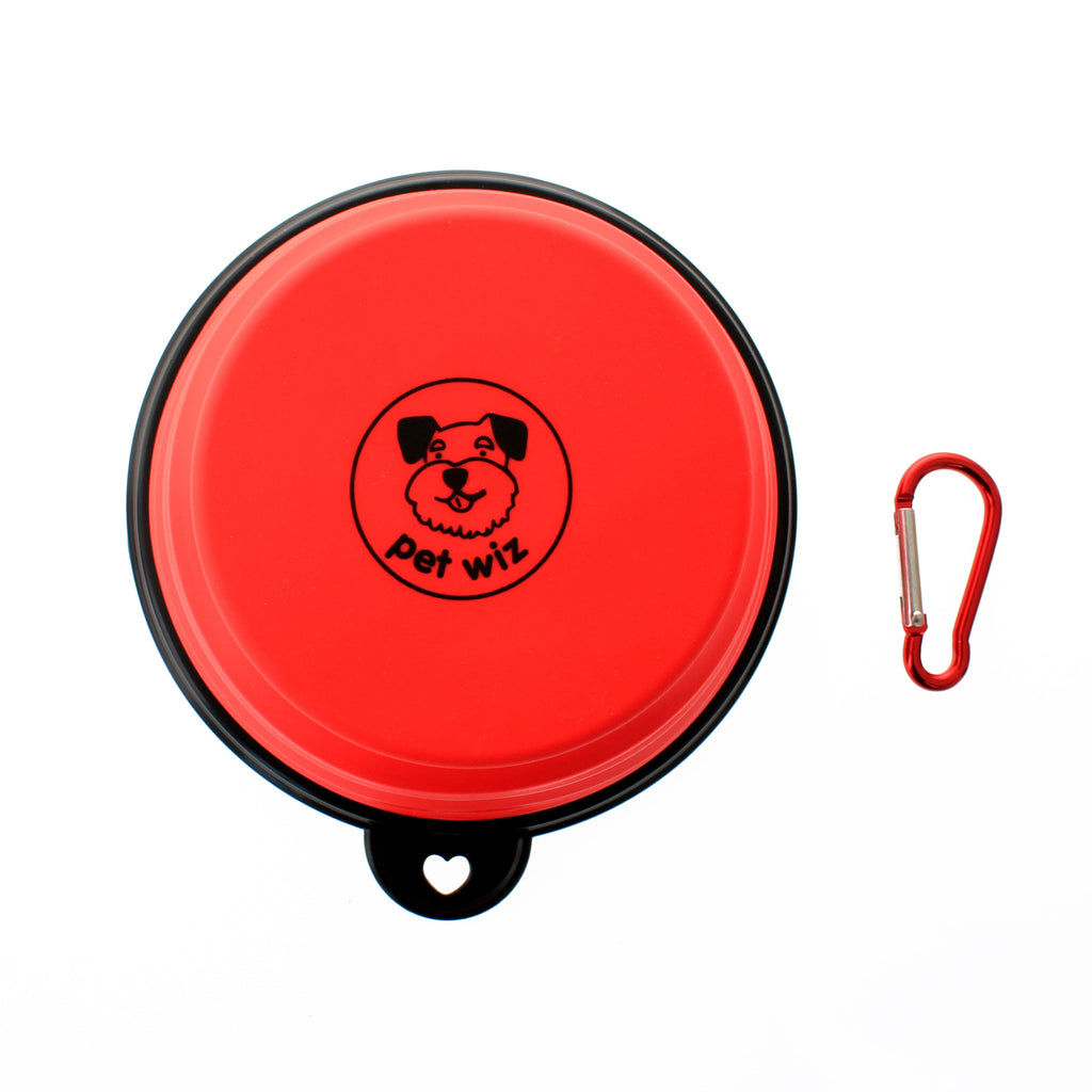 Collapsible Silicone Dog Bowl – Portable 350ml Travel Bowl