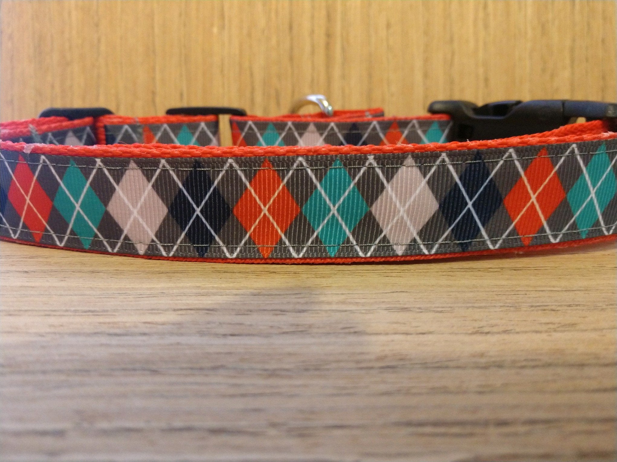 Argyle Martingale Collar & Leash Combo for Large Dogs
