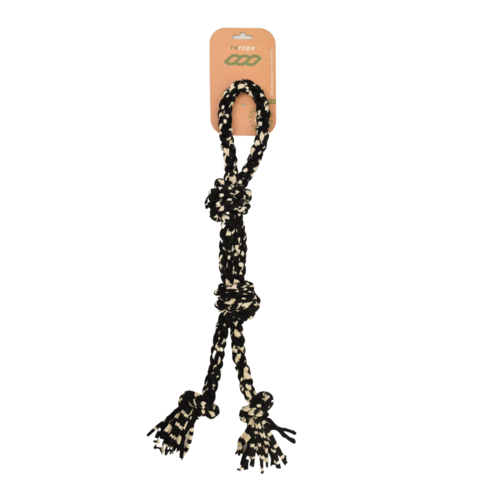 ReRope Large Looper Upcycled Fabric Rope Dog Toy
