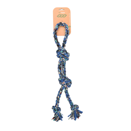 ReRope Large Looper Upcycled Fabric Rope Dog Toy