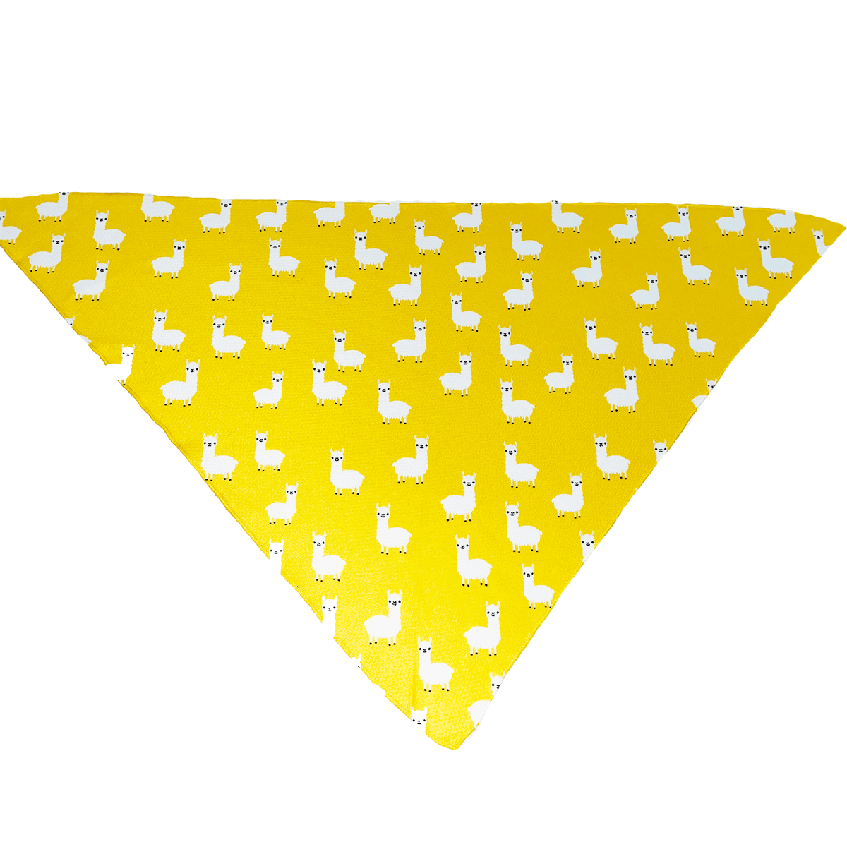 Llama Yellow Tie On Dog Bandana - My Pet Spot