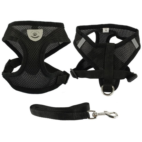 Soft Breathable Nylon Mesh Dog Harness – S/M/L