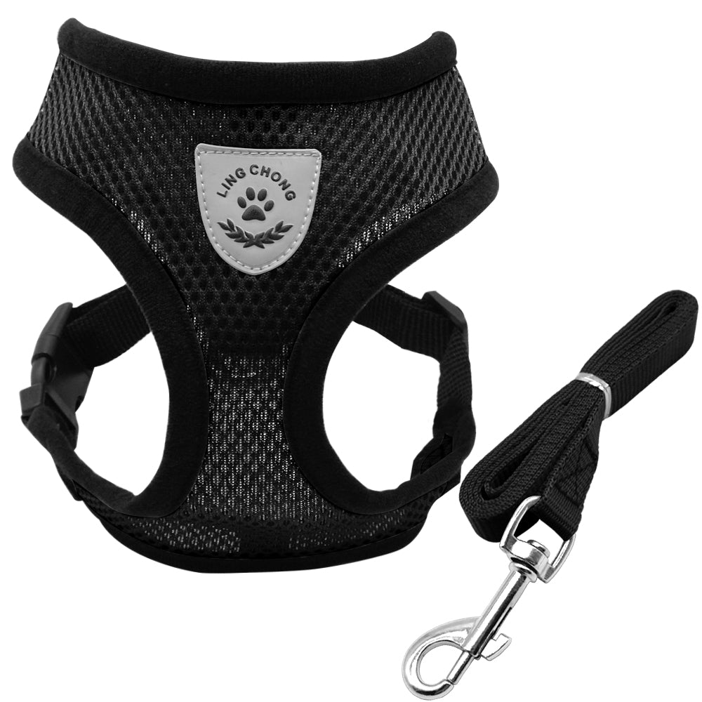 Soft Breathable Nylon Mesh Dog Harness – S/M/L