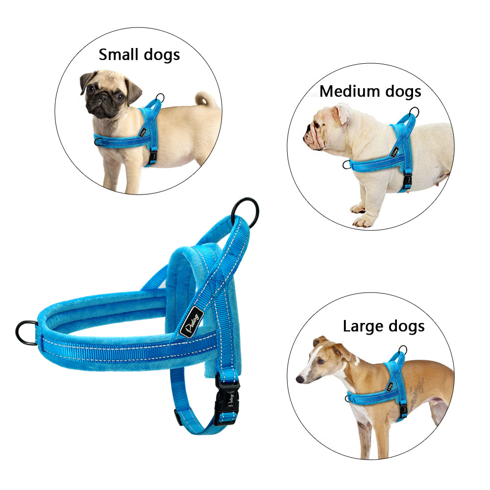 Reflective Dog Harness Vest – Soft Padded, No Pull, Quick Fit