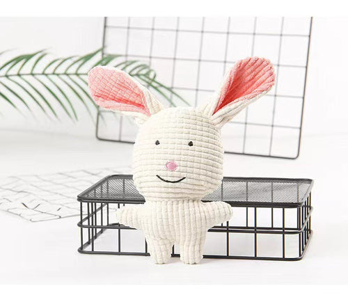 Squeaky Bite-Resistant Plush Dog Toys – Fun Animal Shapes for Dogs