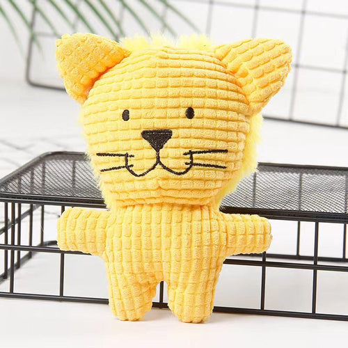 Squeaky Bite-Resistant Plush Dog Toys – Fun Animal Shapes for Dogs