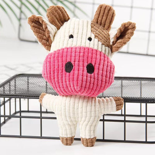 Squeaky Bite-Resistant Plush Dog Toys – Fun Animal Shapes for Dogs